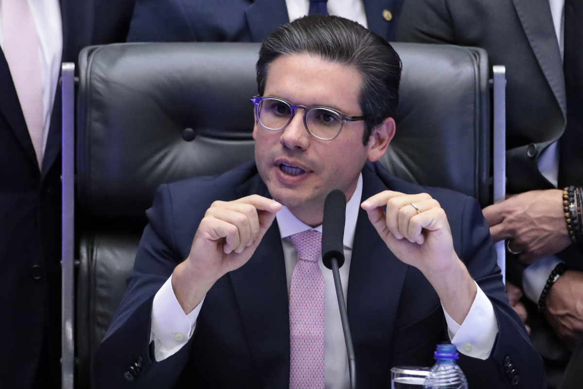 Presidente da Câmara dos Deputados, Hugo Motta (REPUBLICANOS - PB) 