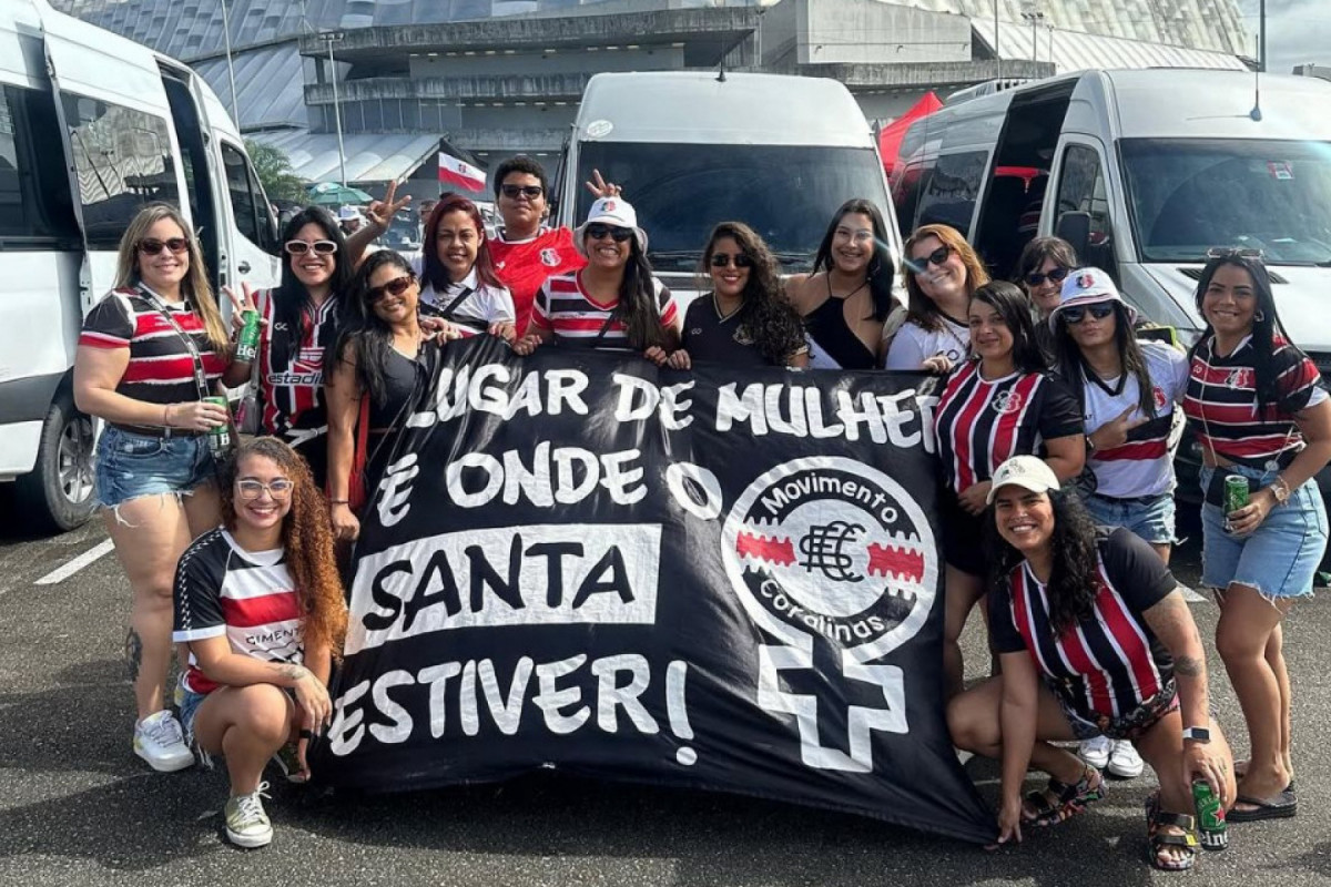 Movimento Coralinas, do Santa Cruz/Reprodução