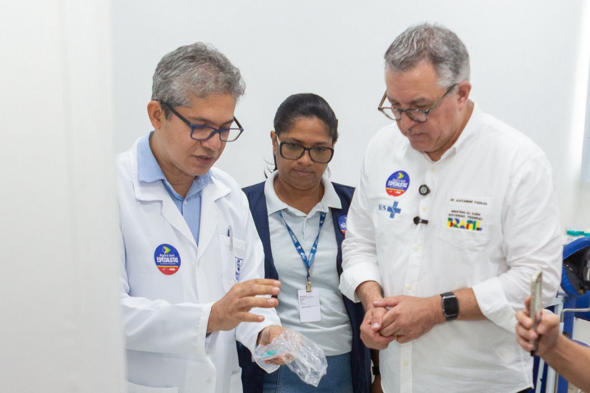Padilha esteve na Unidade de Saúde da Família Doutora Fernanda Wanderley, na Linha do Tiro, na Zona Norte do Recife, e explicou o que vai mudar para as mulheres/Foto: Rafael Vieira/DP Foto