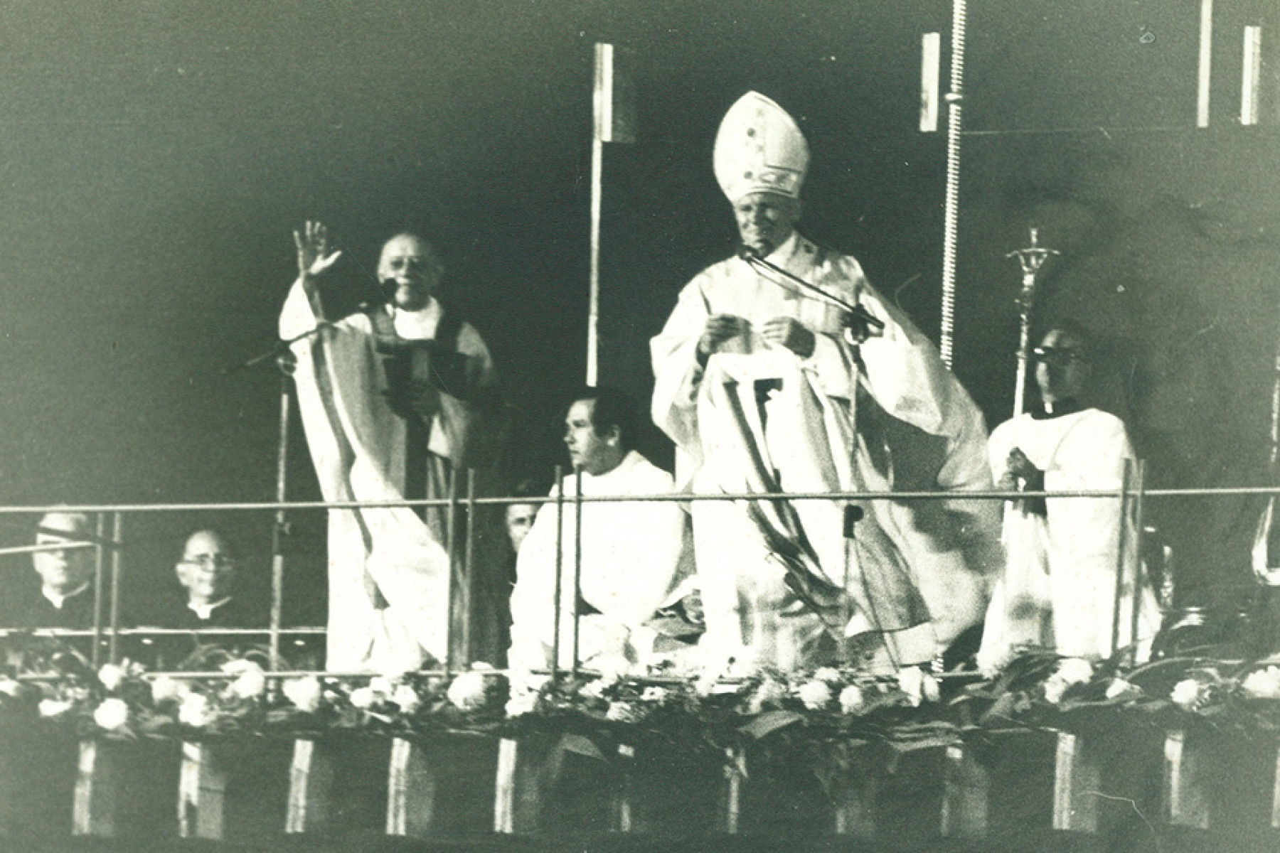 Papa João Paulo II na celebração da missa em Joana Bezerra