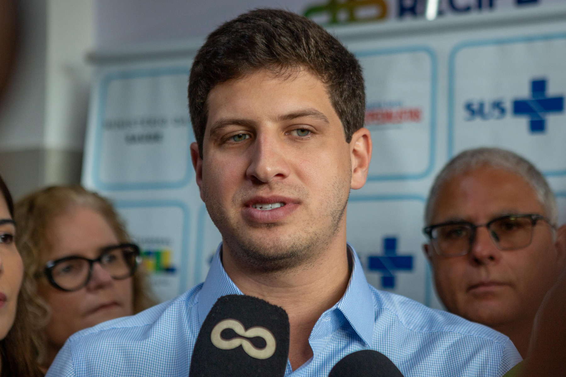 O Prefeito do Recife, João Campos, acompanhou a visita do Ministro Padilha à Unidade de Saúde da Família Fernanda Wanderley, na Linha do Tiro, Zona Norte do Recife