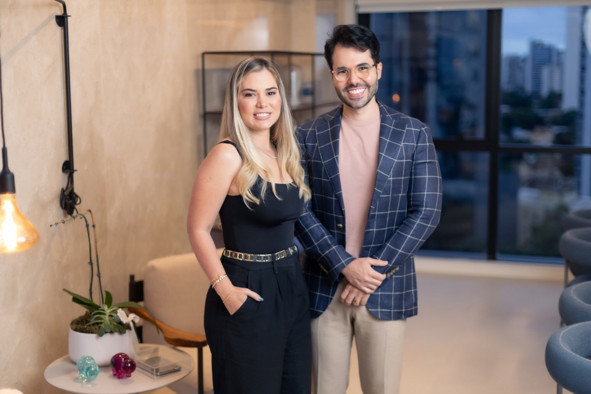 Marcela Campos, VP do Esportes Gaming Brasil, e Darwin Filho, CEO do Esportes Gaming Brasil ressaltam a importância das novas lideranças/Divulgação/Esportes da Sorte