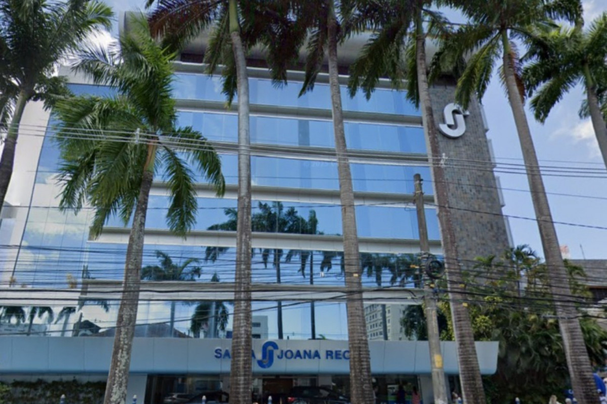 Hospital Santa Joana, no Recife (Reprodução/Google Street View) Hospital Santa Joana, no Recife/Reprodução/Google Street View