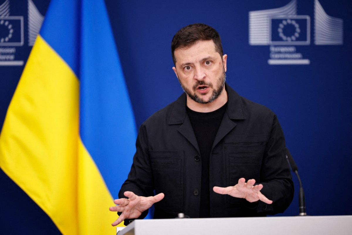 O presidente ucraniano, Volodimir Zelensky/SIMON WOHLFAHRT / AFP