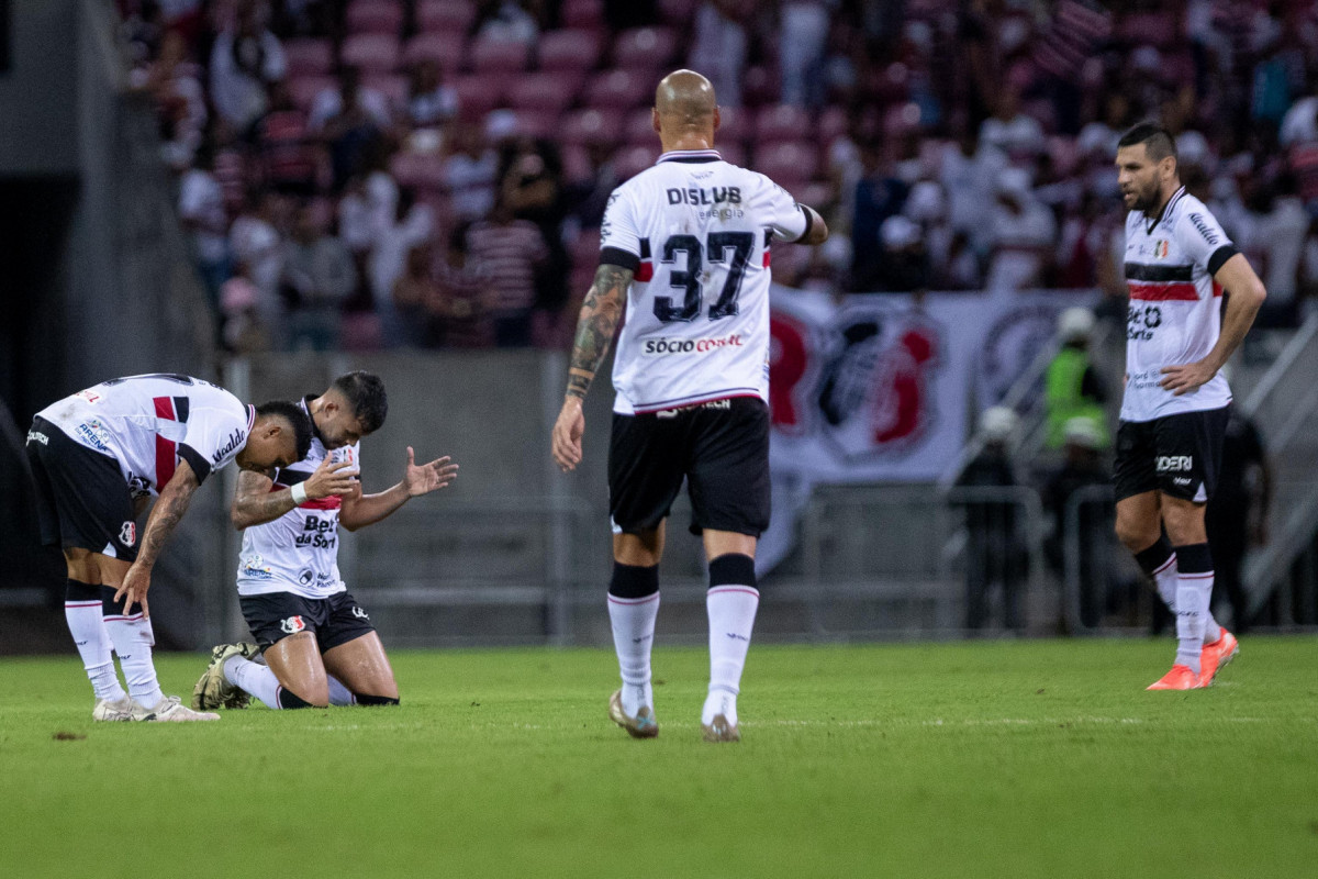 Jogadores do Santa Cruz/Rafael Vieira