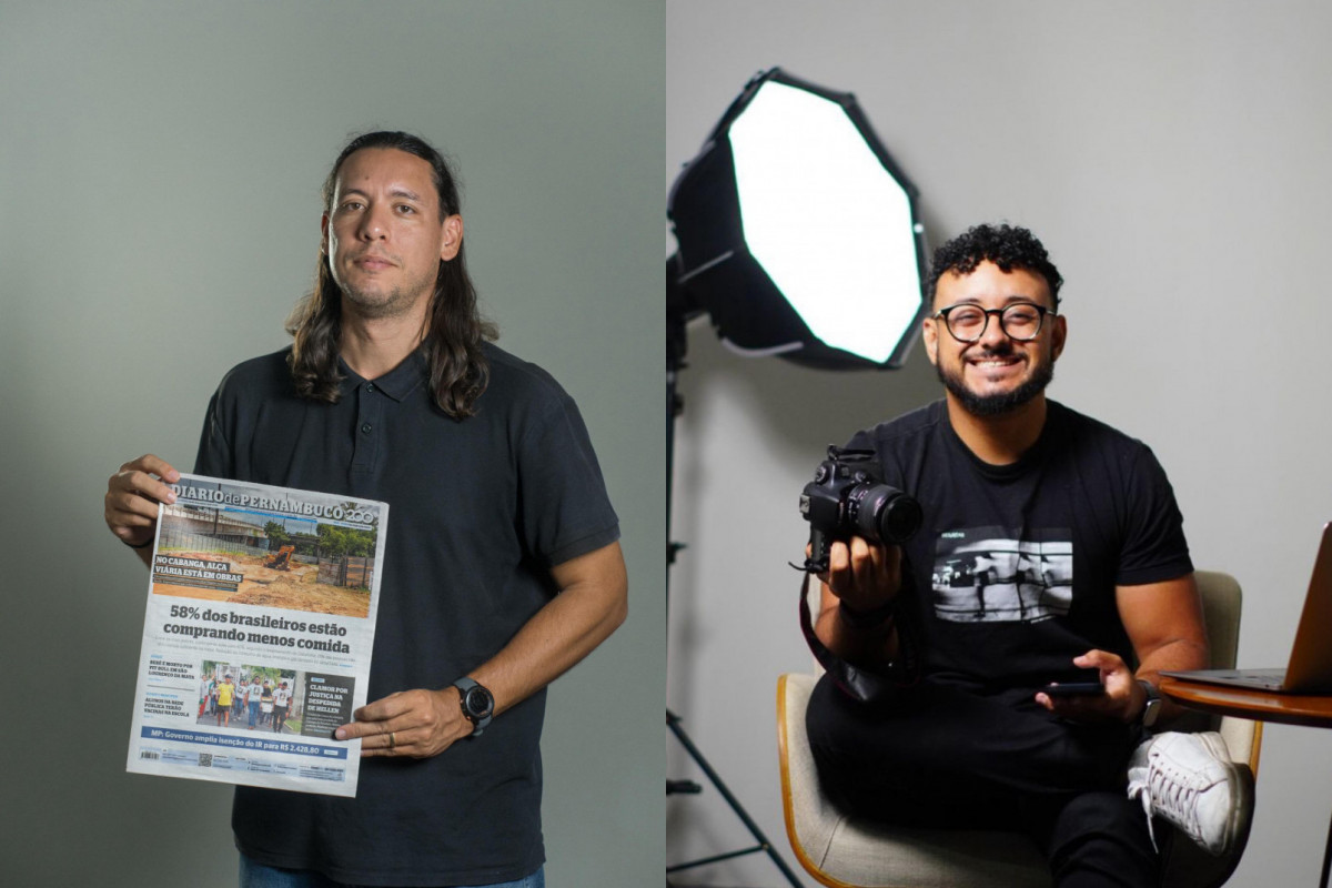 Rafael Vieira e Francico Silva, fotógrafos do Diario de Pernambuco/Fotos: Francisco Silva/DP Foto