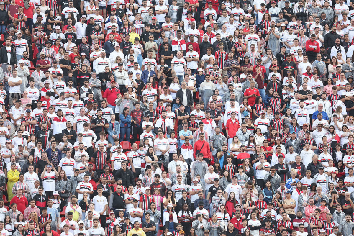 Torcida do São Paulo nas arquibancadas do Morumbis/Paulo Pinto / São Paulo FC