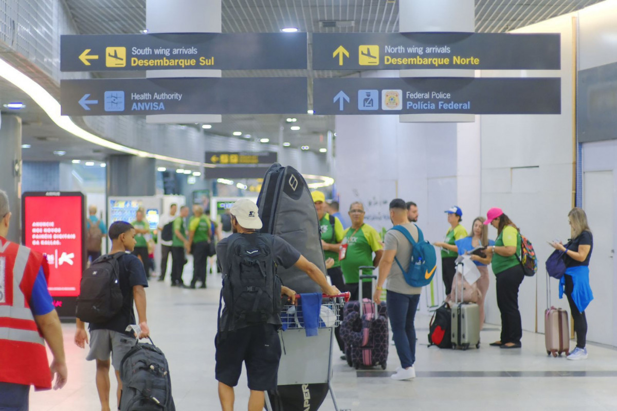A capital segue a tendência nacional. No Brasil, a movimentação de passageiros nos aeroportos de janeiro a julho de 2025 alcançou recorde, com 9,6% em relação ao mesmo período do ano passado/Foto: Divulgação