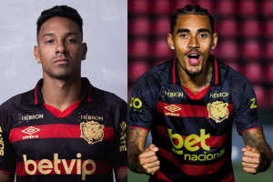 Antônio Carlos e Du Queiroz, jogadores do Sport