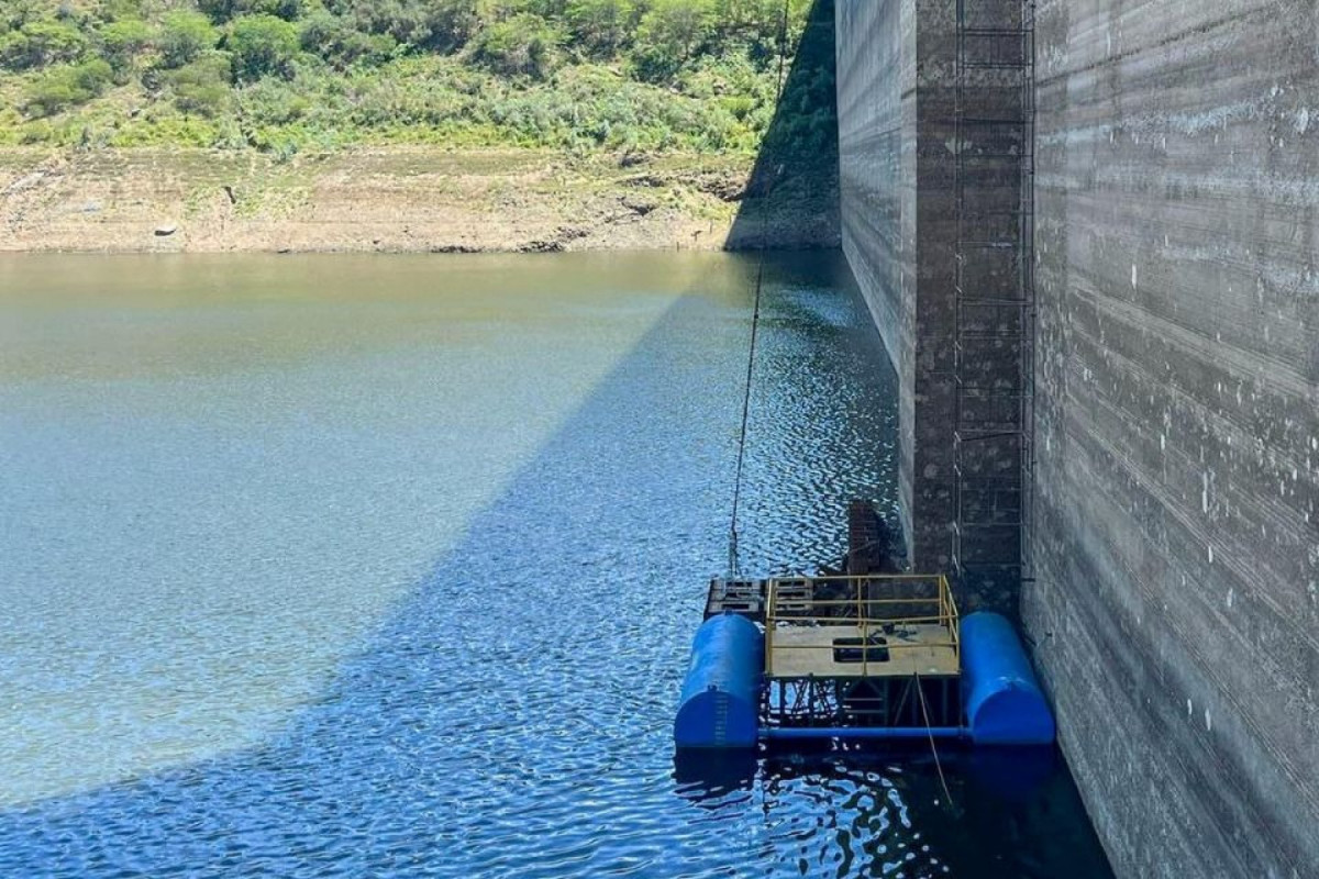 Barragem Jucazinho, responsável pelo abastecimento de 13 cidades do Agreste