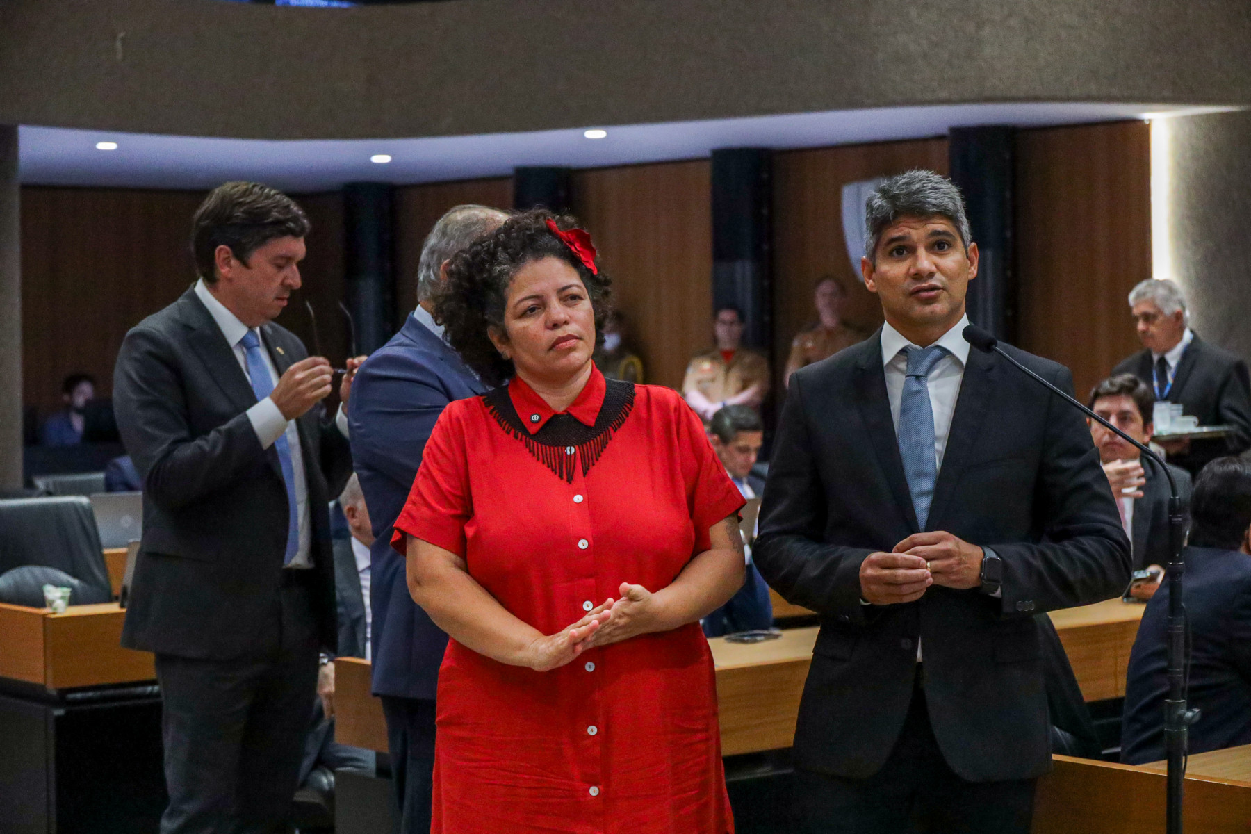 Deputados Renato Antunes e Dani Portela