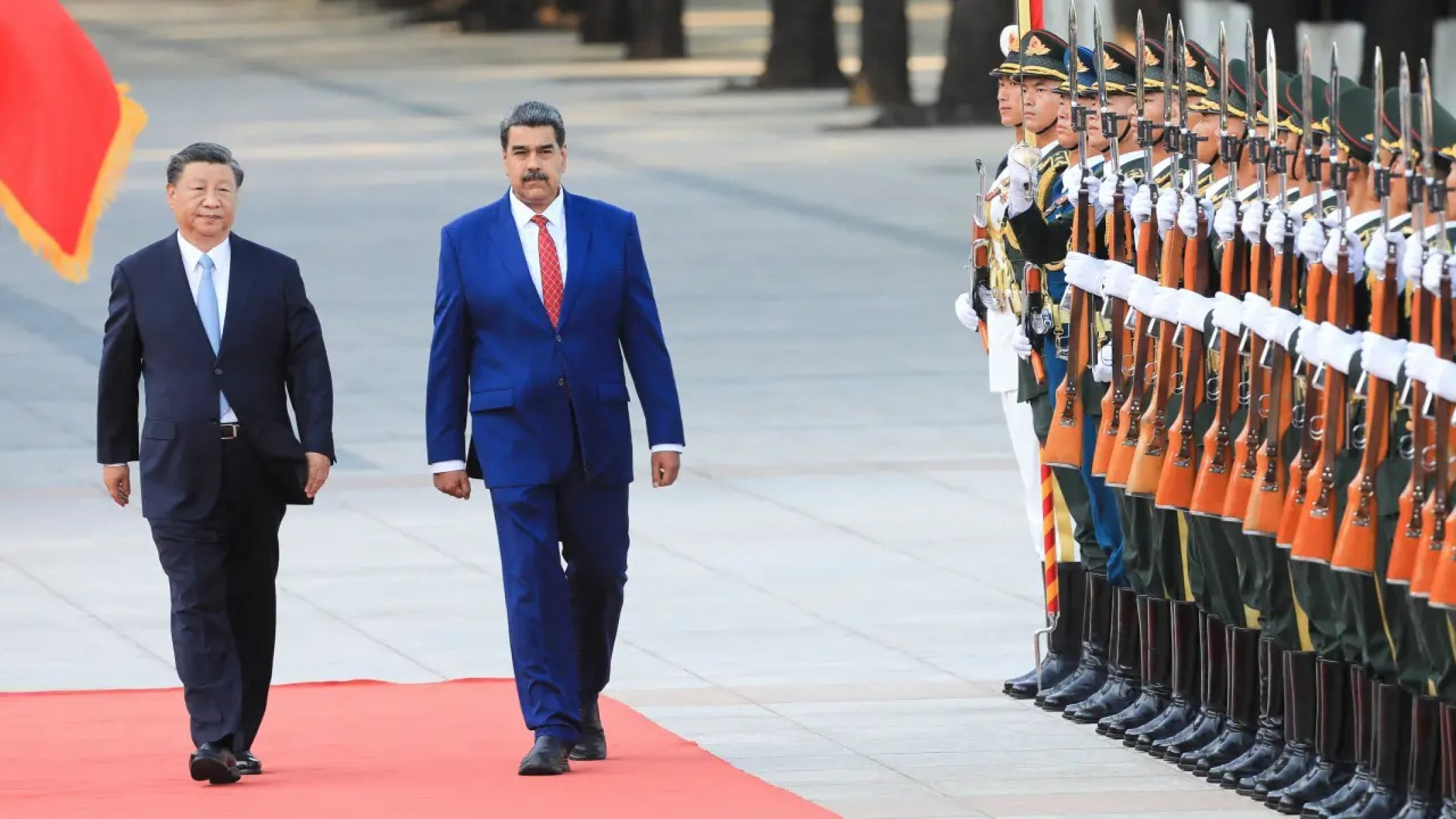 

Presidente chinês, Xi Jinping, e presidente venezuelano, Nicolás Maduro/JHONN ZERPA / Presidência da Venezuela/AFP