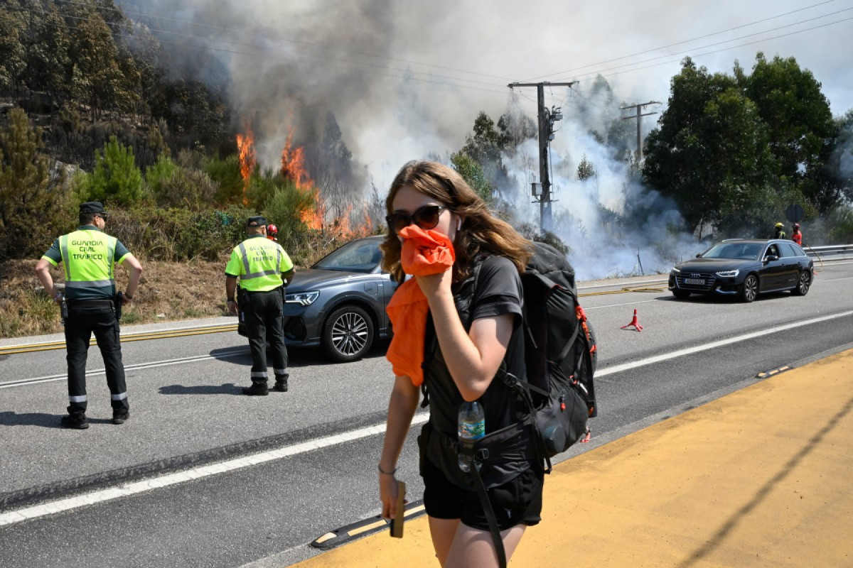 Incêndios florestais na Espanha 