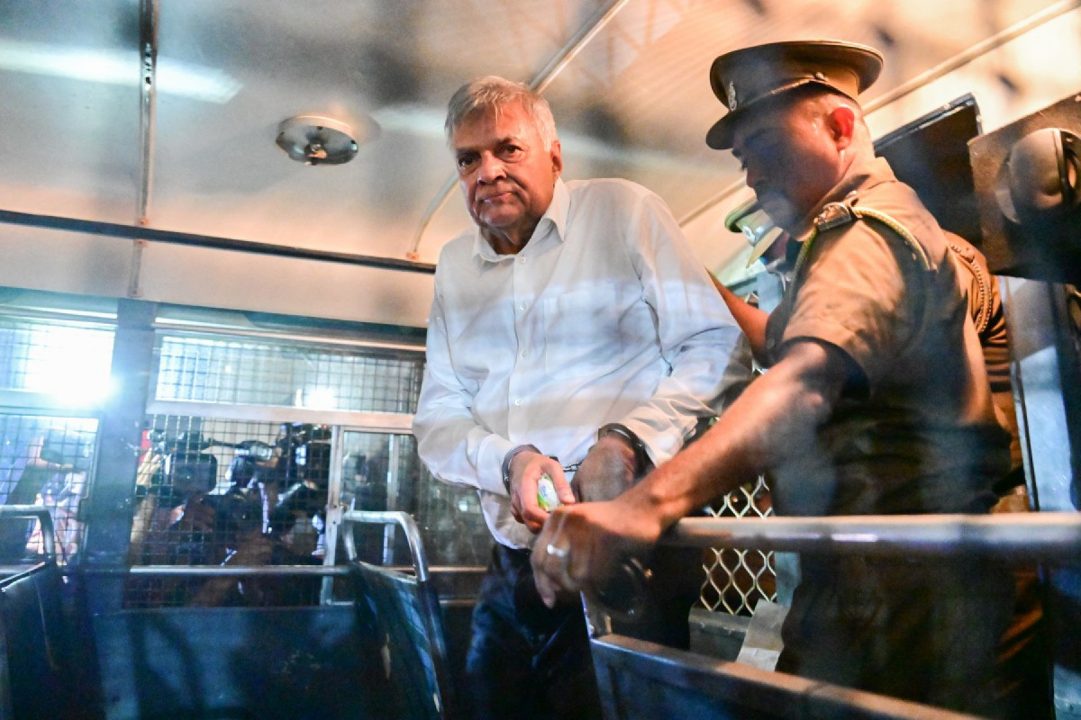 Ranil Wickremesinghe foi transferido para uma unidade de cuidados intensivos de um hospital público ( AFP) Ranil Wickremesinghe foi transferido para uma unidade de cuidados intensivos de um hospital público/ AFP
