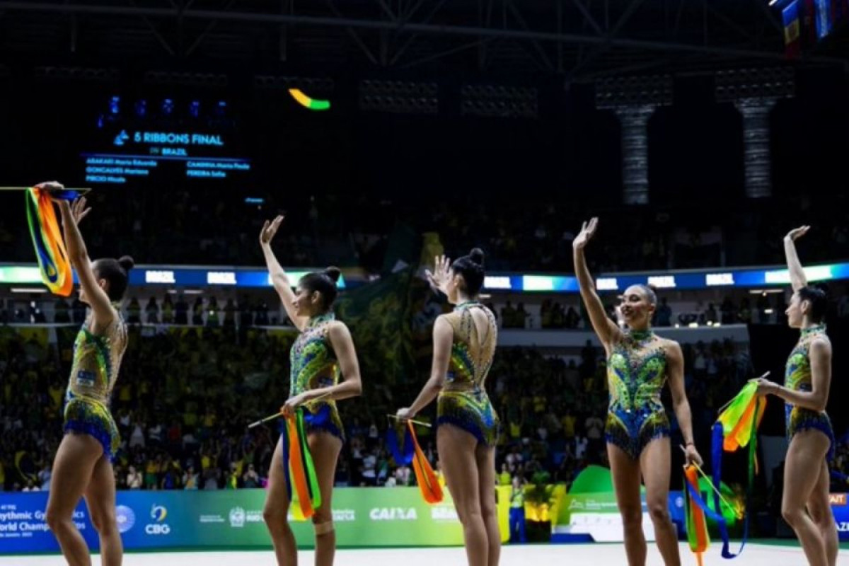 Quinteto feminino brasileiro na ginástica (Ivan Carvalho / CBG) Quinteto feminino brasileiro na ginástica/Ivan Carvalho / CBG