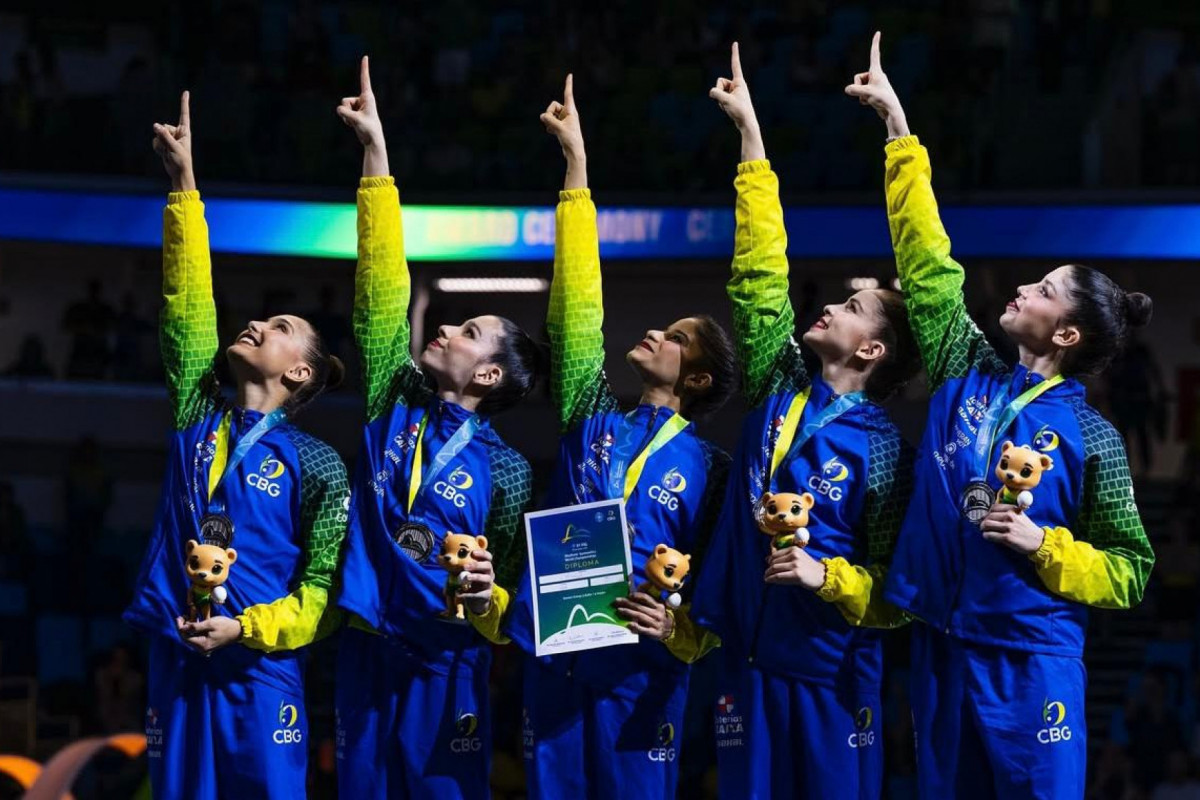 Brasil ganhou mais uma medalha de prata (Melogym/CBG) Brasil ganhou mais uma medalha de prata/Melogym/CBG