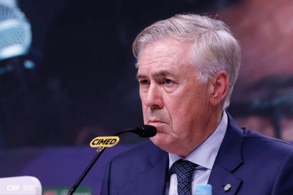 Carlo Ancelotti durante convocação da Seleção Brasileira/RAFAEL RIBEIRO/CBF
