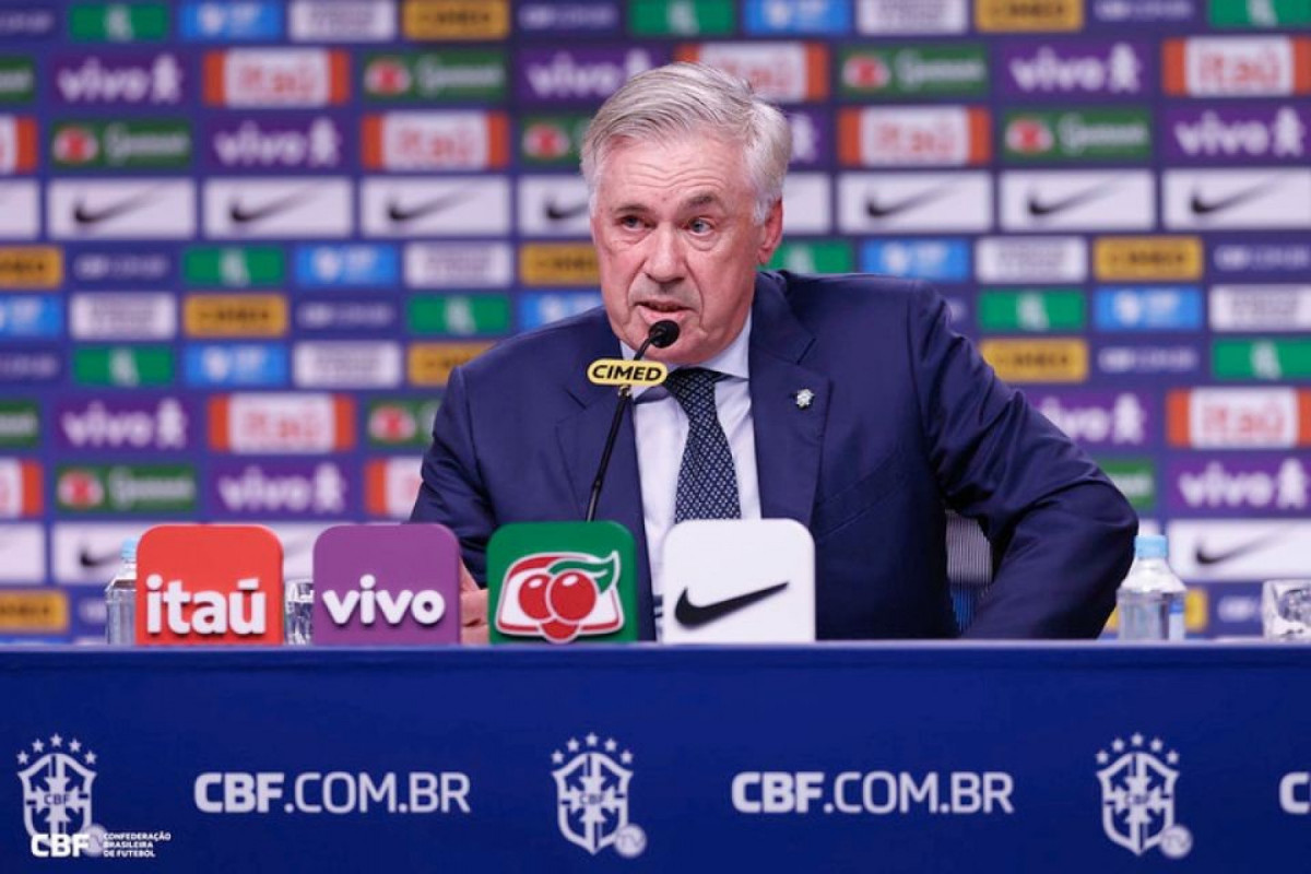 Carlo Ancelotti, treinador da Seleção Brasileira/RAFAEL RIBEIRO/CBF