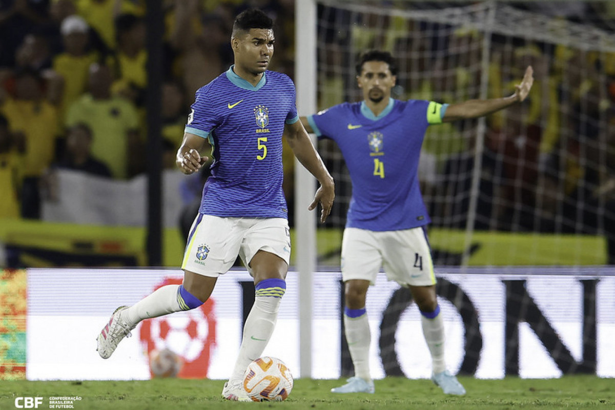 Casemiro, volante da Seleção Brasileira/ RAFAEL RIBEIRO/CBF