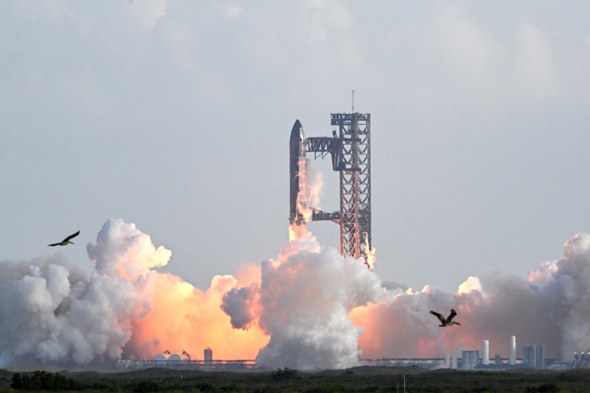 Foguete Starship da SpaceX (RONALDO SCHEMIDT / AFP) Foguete Starship da SpaceX /RONALDO SCHEMIDT / AFP