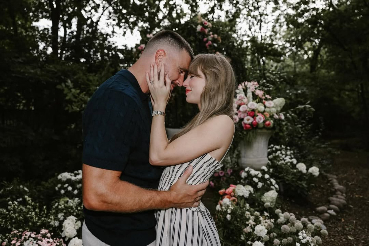 Taylor Swift e Travis Kelce (Reprodução)