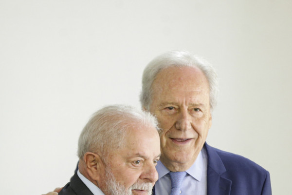  O presidente Luiz Inácio Lula e Ricardo Lewandowski  ( Marcelo Camargo/Agência Brasil)
