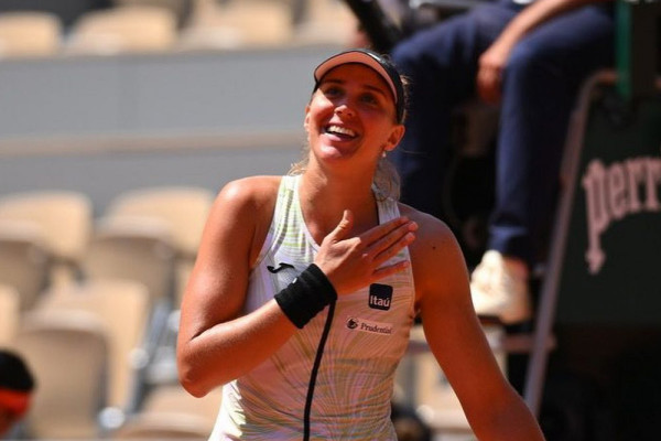 Bia Haddad, tenista brasileira (Divulgação/ WTA) Bia Haddad, tenista brasileira/Divulgação/ WTA