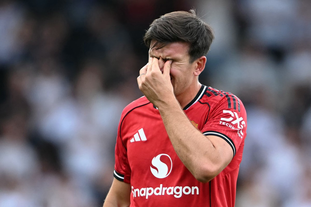 Harry Maguire, zagueiro do Manchester United (JUSTIN TALLIS / AFP) Harry Maguire, zagueiro do Manchester United/JUSTIN TALLIS / AFP