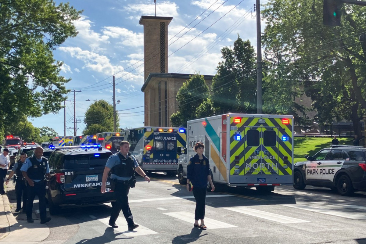 Ataque a tiros em Minneapolis aconteceu nesta terça (27) (TOM BAKER / AFP / AFP / AFP Copiar) Ataque a tiros em Minneapolis aconteceu nesta terça (27)/TOM BAKER / AFP / AFP / AFP Copiar