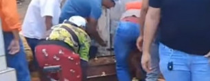 Parentes sepultam idosa em Catende e denunciam falta de coveiros em cemitério (Foto: Reprodução/Instagram)