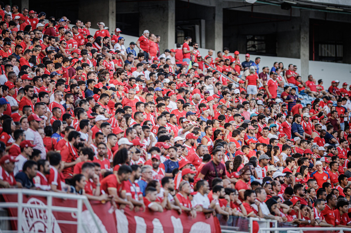 Torcida do América-RN na Arena das Dunas (Gabriel Leite/América FC) Torcida do América-RN na Arena das Dunas/Gabriel Leite/América FC