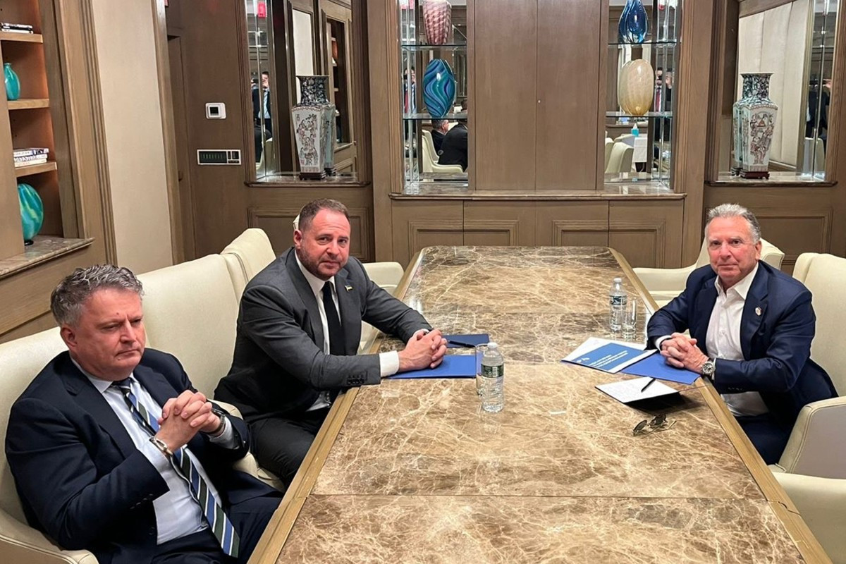 Na reunião foi discutido o último ataque massivo dos russos contra Kiev (HANDOUT / Office of the President of Ukraine / AFP) Na reunião foi discutido o último ataque massivo dos russos contra Kiev /HANDOUT / Office of the President of Ukraine / AFP