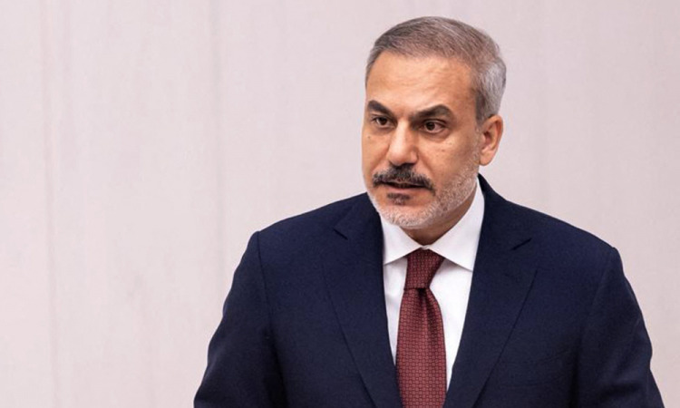 O ministro das Relações Exteriores da Turquia, Hakan Fidan/HANDOUT / TURKISH FOREIGN MINISTRY / AFP