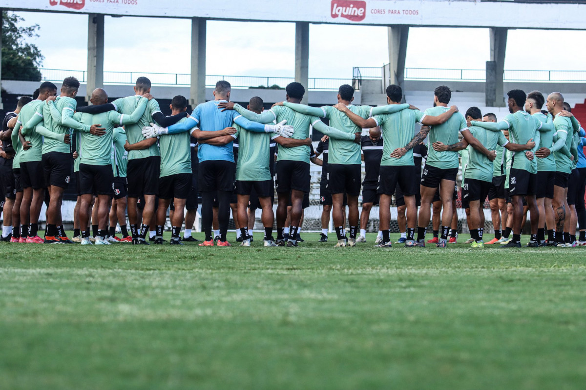Treino do Santa Cruz (Evelyn Victoria/SCFC) Treino do Santa Cruz/Evelyn Victoria/SCFC
