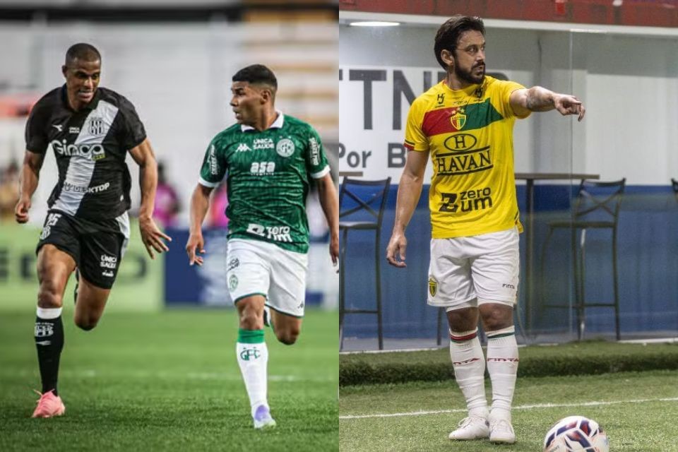 Jogadores de Ponte Preta, Guarani e Brusque em partidas pela Série C (Raphael Rodrigues/ Guarani FC e Lucas Gabriel Cardoso / Brusque FC) Jogadores de Ponte Preta, Guarani e Brusque em partidas pela Série C/Raphael Rodrigues/ Guarani FC e Lucas Gabriel Cardoso / Brusque FC