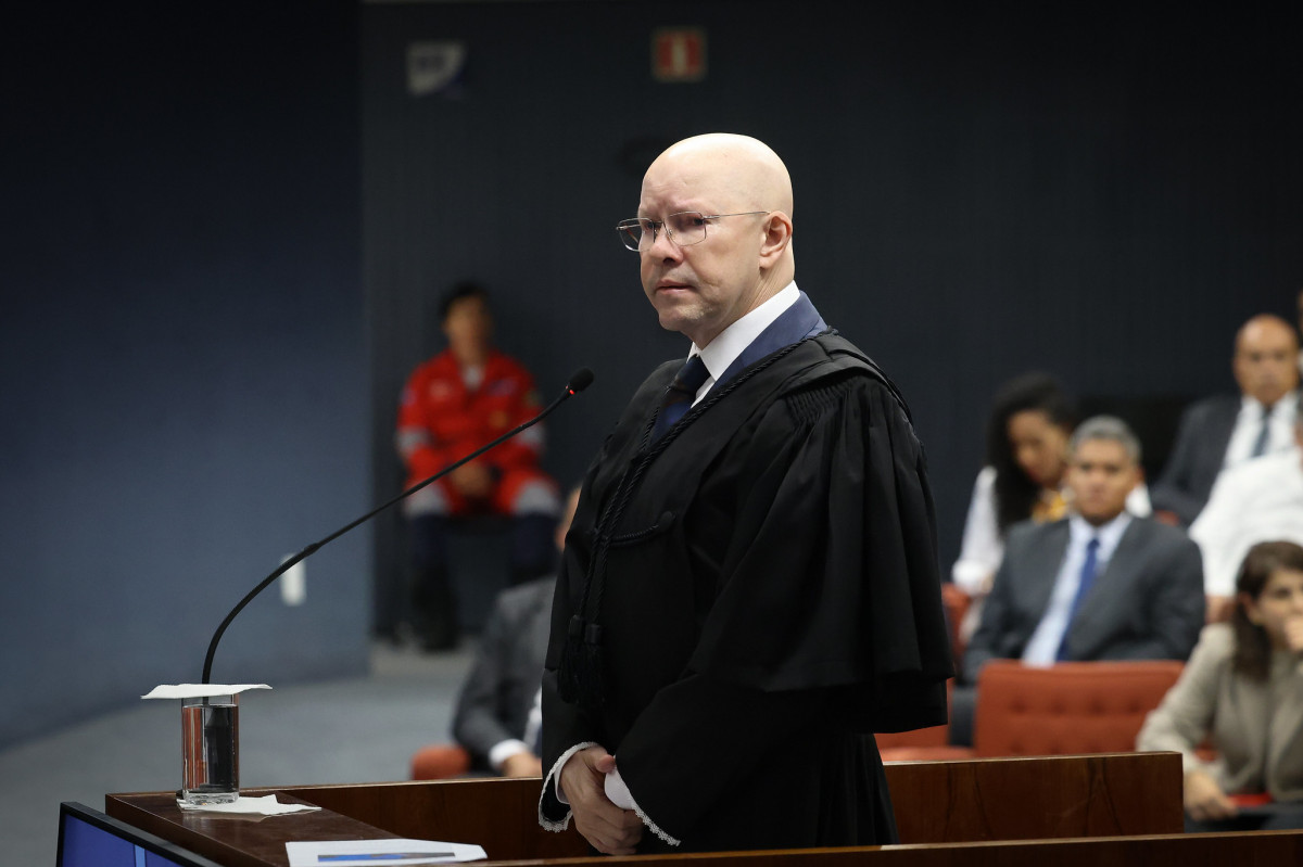 Demóstenes Torres durante julgamentos da Ação Penal 2668 - Núcleo 1
(Gustavo Moreno/STF)
Demóstenes Torres durante julgamentos da Ação Penal 2668 - Núcleo 1
/Gustavo Moreno/STF