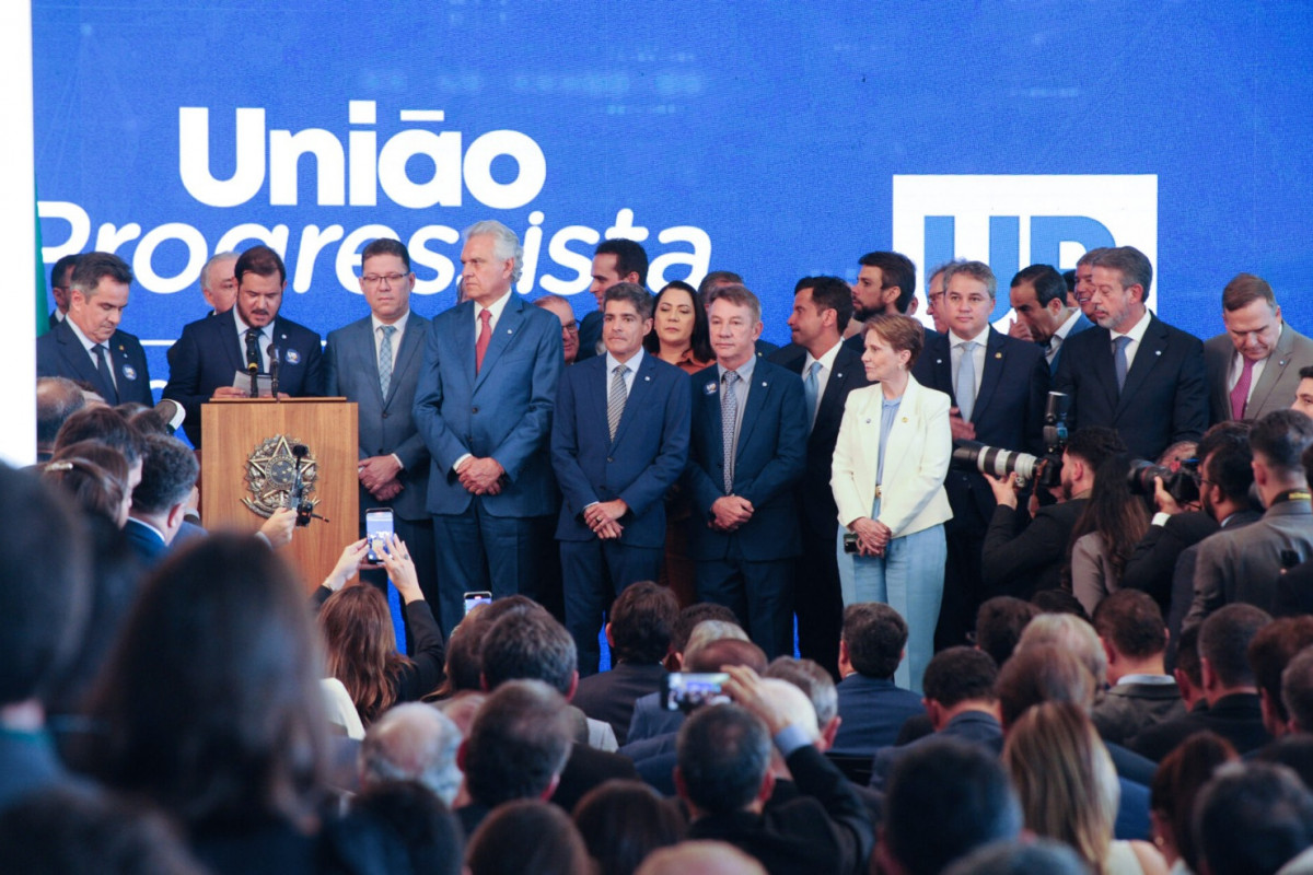 Federação União Progressista, dos partidos União Brasil e PP (Renato Araújo/Câmara dos Deputados) Federação União Progressista, dos partidos União Brasil e PP/Renato Araújo/Câmara dos Deputados