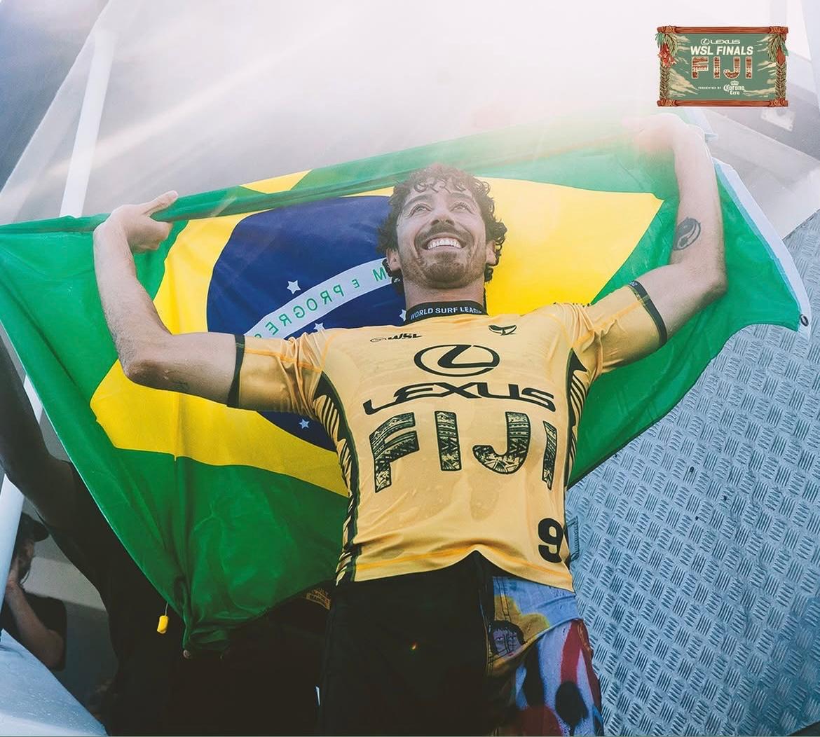 Yago Dora conquistou seu primeiro título na disputa da Liga Mundial de Surfe (WSL) (WSL) Yago Dora conquistou seu primeiro título na disputa da Liga Mundial de Surfe (WSL)/WSL