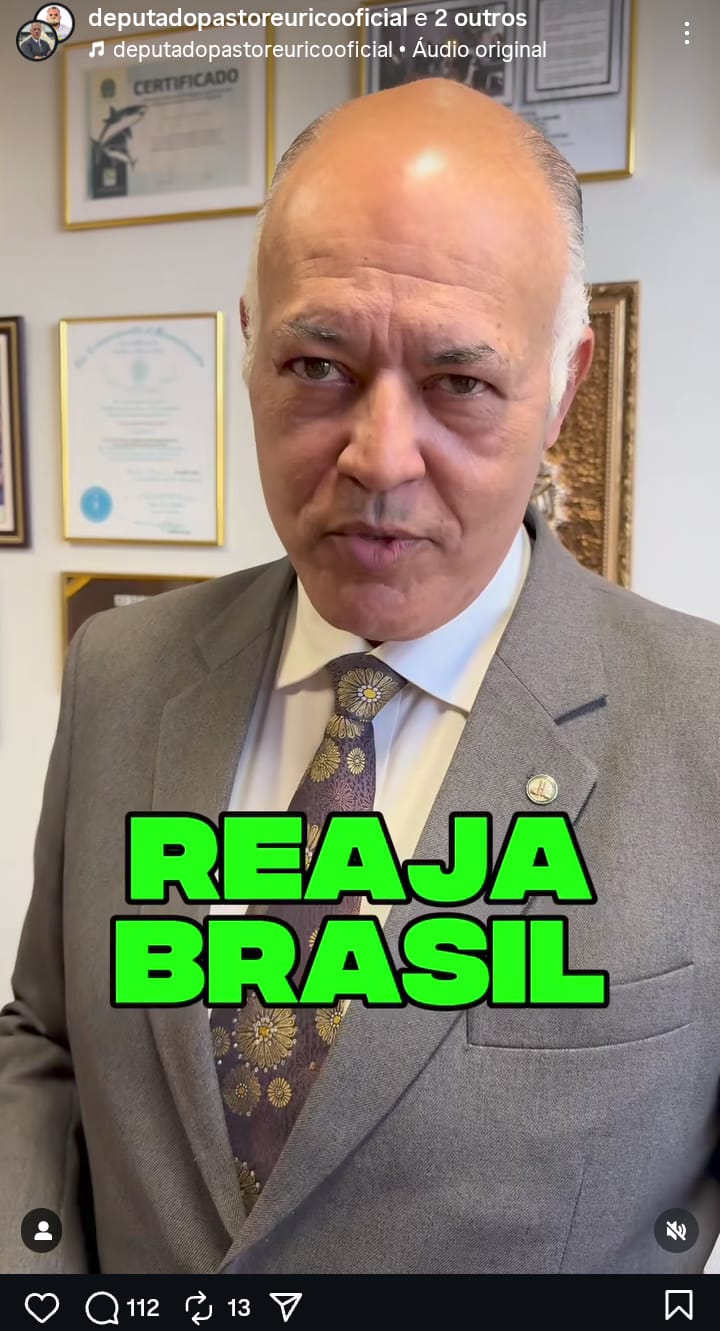 Políticos reagem ao julgamento de Bolsonaro em redes sociais (Reprodução/Redes Sociais)