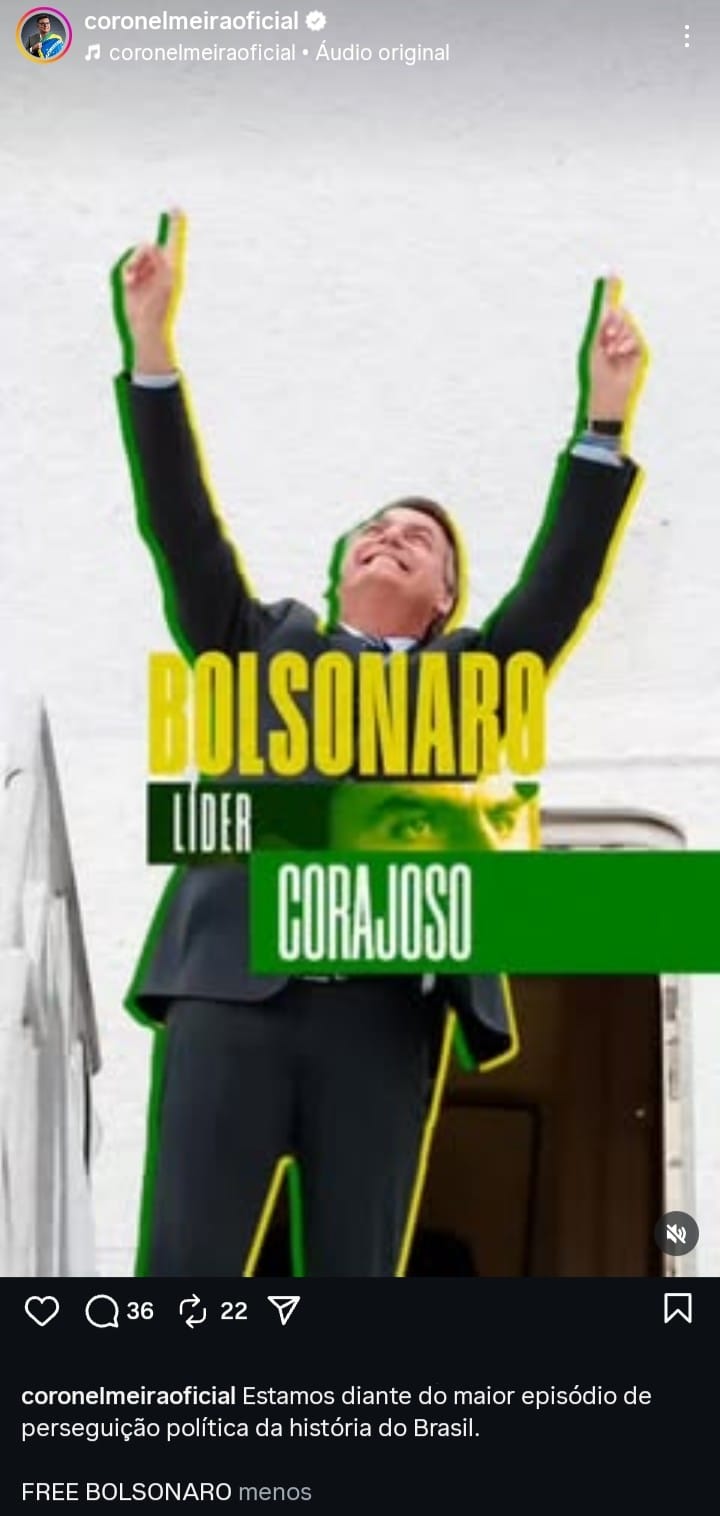 Políticos reagem ao julgamento de Bolsonaro em redes sociais (Reprodução/Redes Sociais)