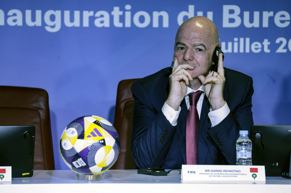 Gianni Infantino, presidente da Fifa ( Abdel Majid BZIOUAT/AFP) Gianni Infantino, presidente da Fifa/ Abdel Majid BZIOUAT/AFP