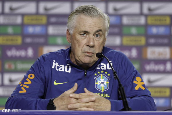 Ancelotti, técnico da Seleção Brasileira