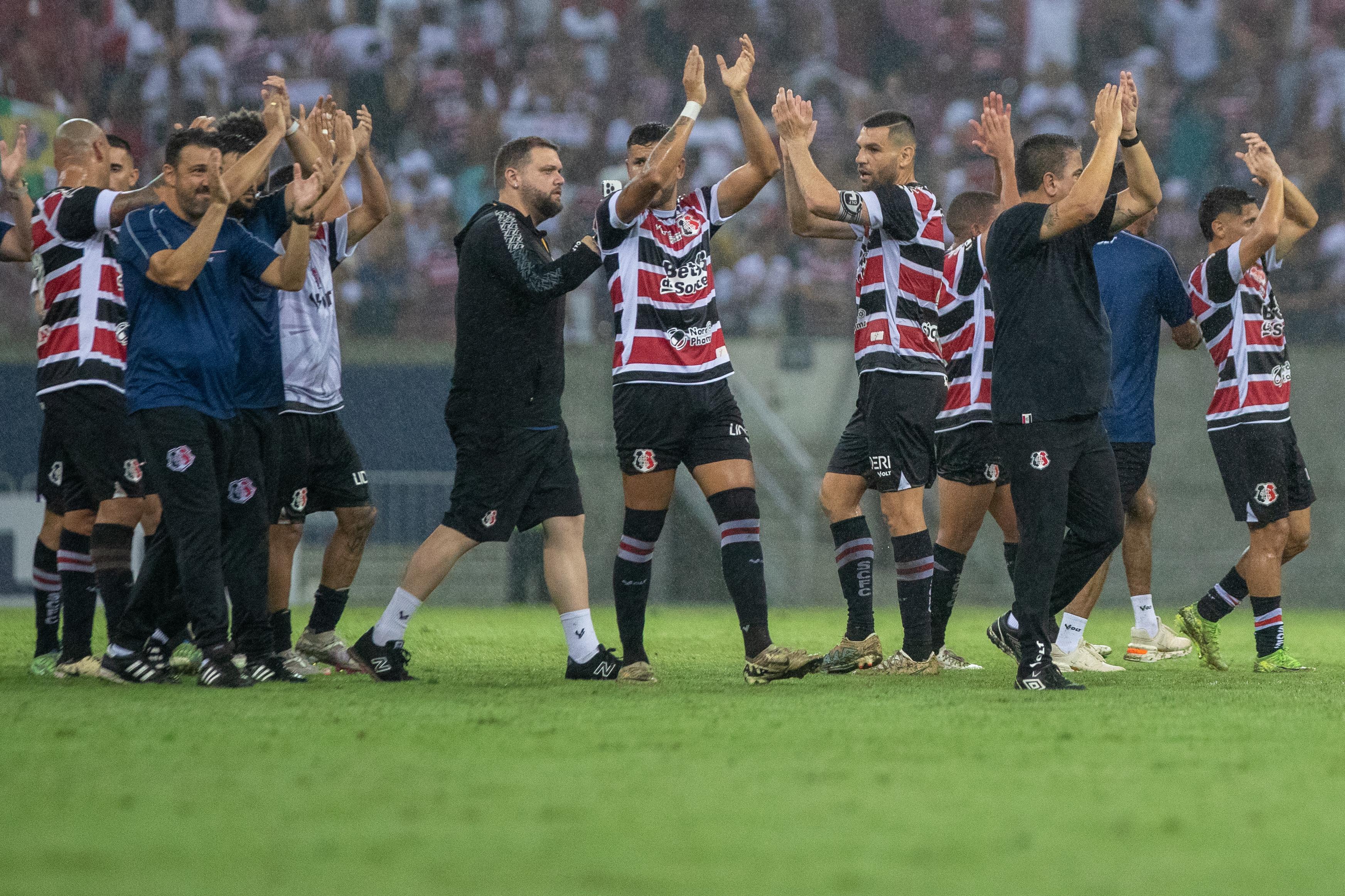 Jogadores do Santa Cruz (Rafael Vieira)