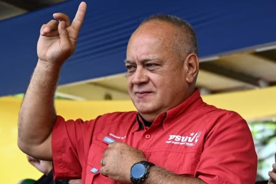 O ministro do Interior da Venezuela, Diosdado Cabello (Raul ARBOLEDA / AFP) O ministro do Interior da Venezuela, Diosdado Cabello/Raul ARBOLEDA / AFP