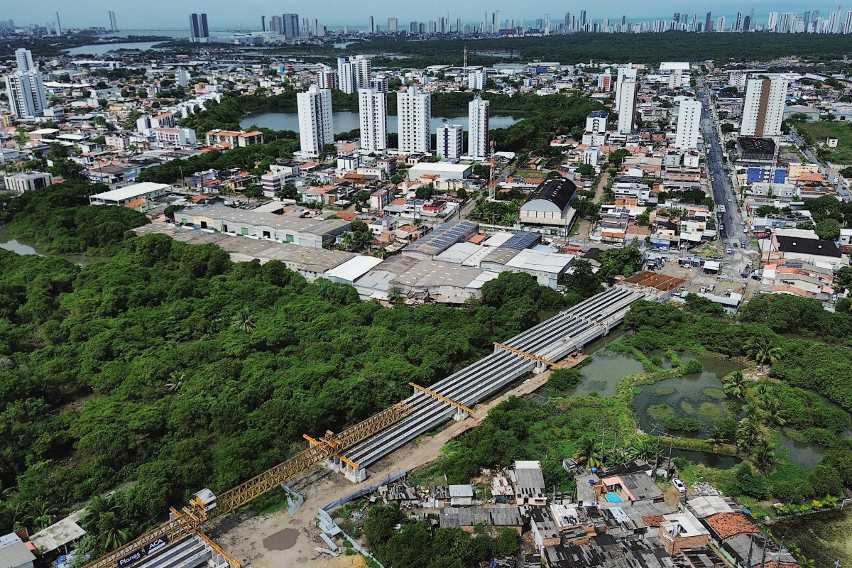 Ponte Júlia Santiago /Foto: Diego Nigro/Prefeitura do Recife