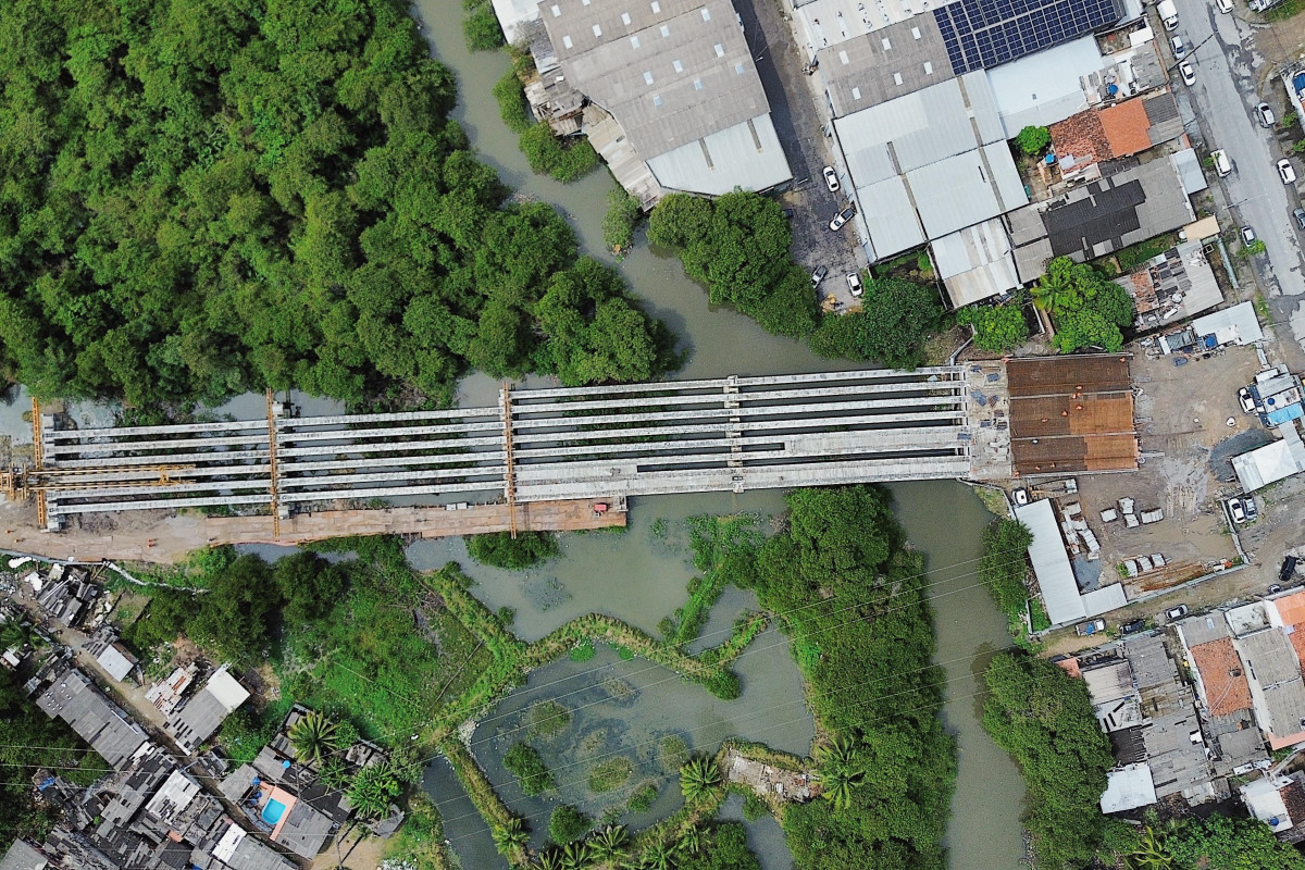 Ponte Júlia Santiago /Foto: Diego Nigro/Prefeitura do Recife