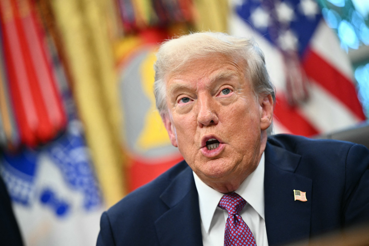 Presidente dos Estados Unidos, Donald Trump 
/MANDEL NGAN / AFP