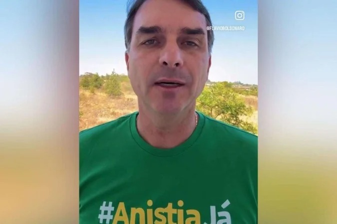 Senador Flávio Bolsonaro/Reprodução/Instagram/@flaviobolsonaro