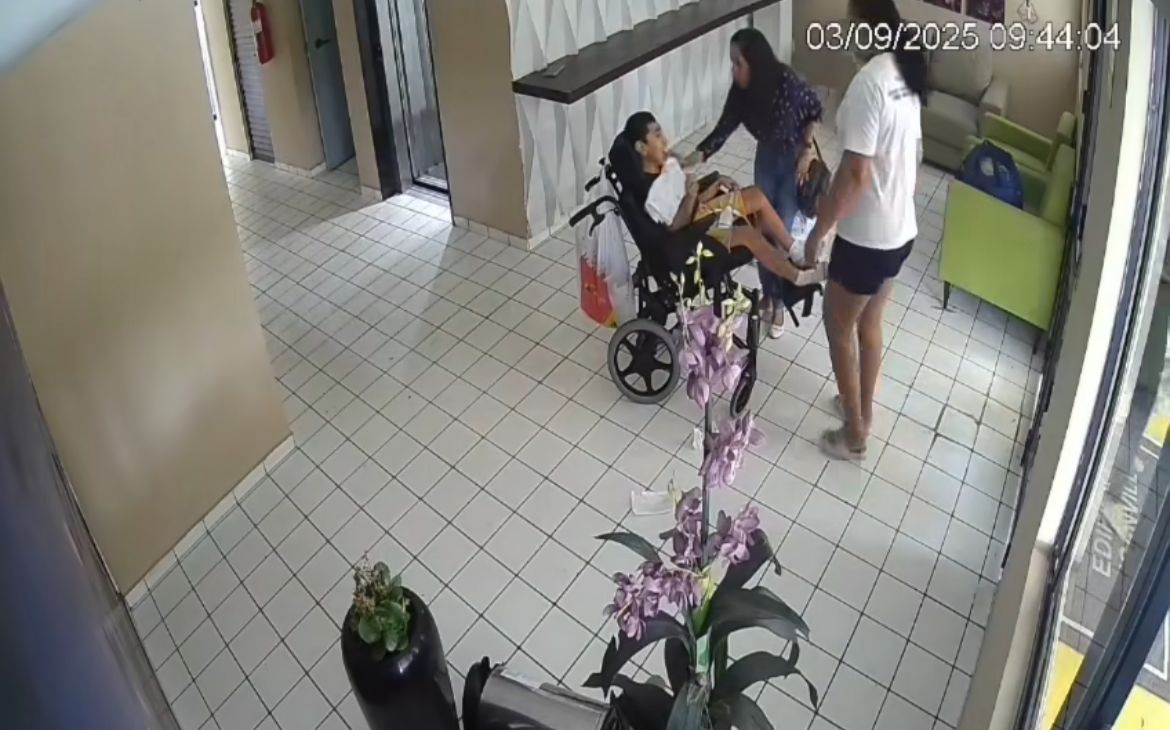 Criança com microcefalia presenicou as agressões/Foto: Reprodução/Instagram
