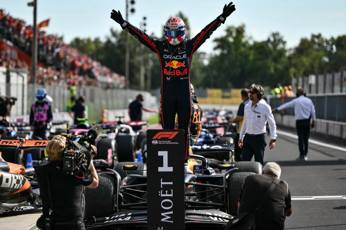 Max Verstappen venceu GP da Itália, em Monza (MARCO BERTORELLO / AFP) Max Verstappen venceu GP da Itália, em Monza/MARCO BERTORELLO / AFP